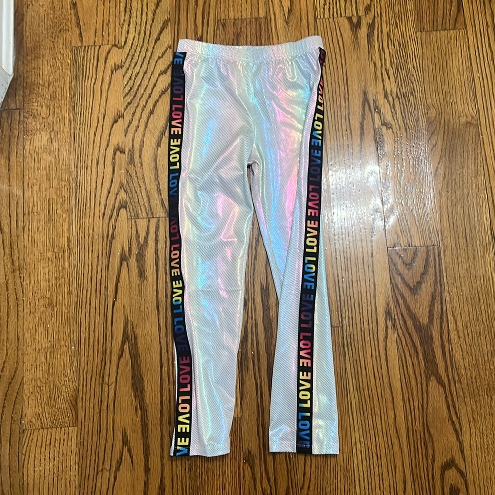 BNWT Hannah Banana Metallic Leggings